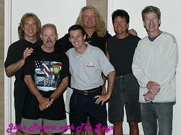 John Powers with the guys